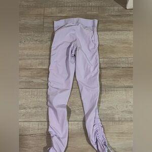 Nike pro dry fit XS purple leggings scrunched